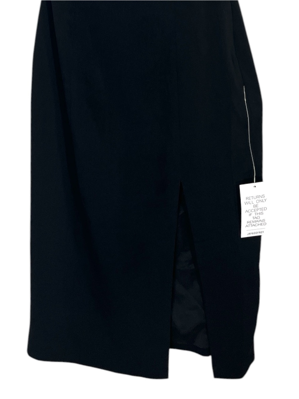NWT JAYGODFREY Sloan Dress in Black Size 2 NEW WITH TAGS - Picture 4 of 8